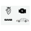 SAAB STICKER SHEET